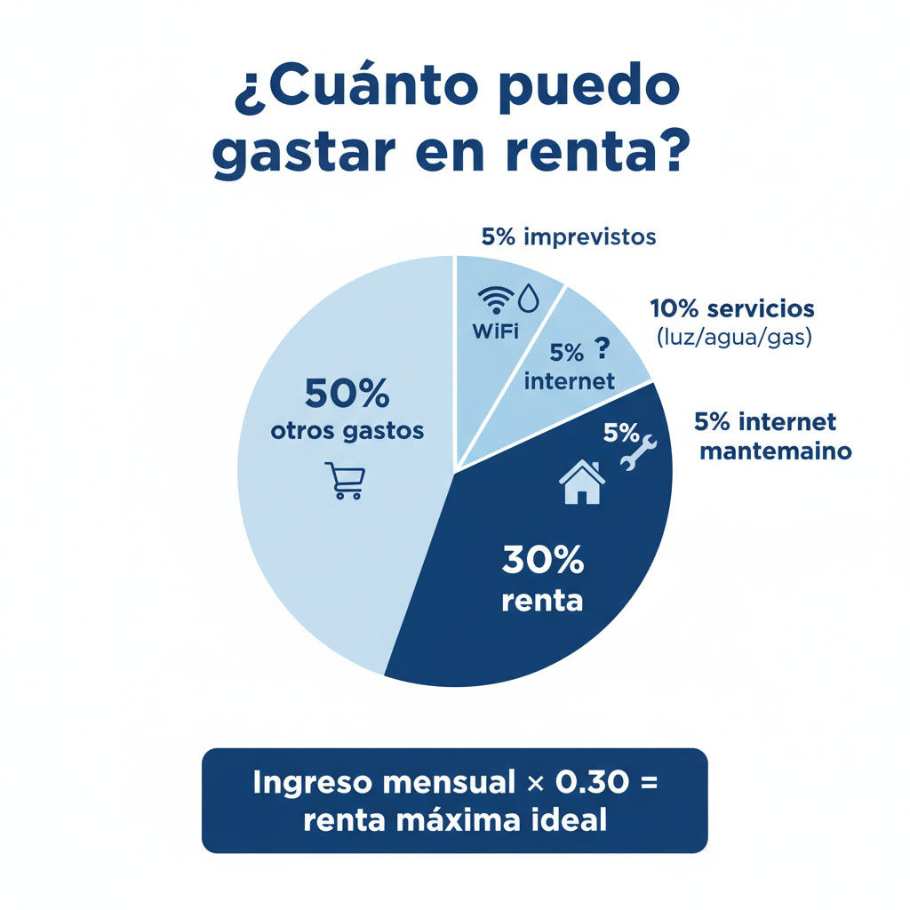 Infografía: Cómo calcular tu presupuesto para rentar